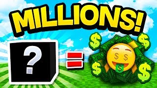 HOW 1 BLOCK MADE ME MILLIONS OF DOLLARS! (Minecraft Skyblock)