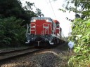 ２００８・１０・２９・山陰線小浜線経由のなにわ団臨が走りました。DD51043吉冨駅・DE101106小浜駅にて
