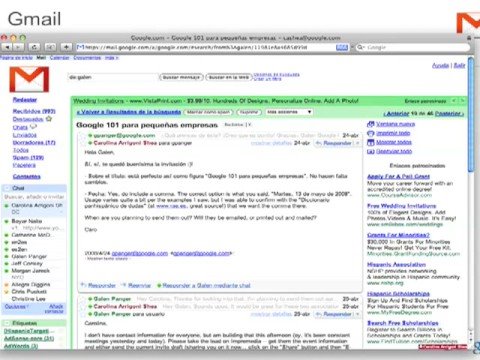 google 101 - http://www.google.com/sunegociocrece (Spanish) http://www.google.com/growyourbusiness (English) Video in Spanish with introductory words in English. In May 2...