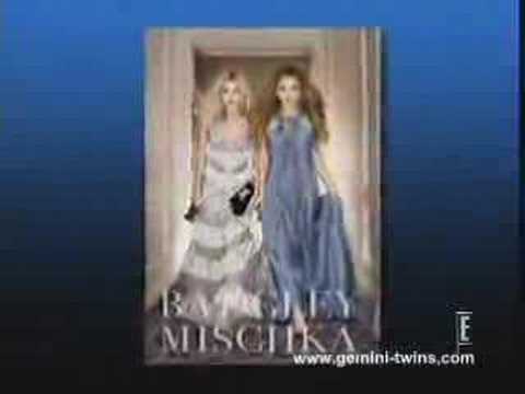 Mary-Kate and Ashley talking about their Badgley Mischka ad