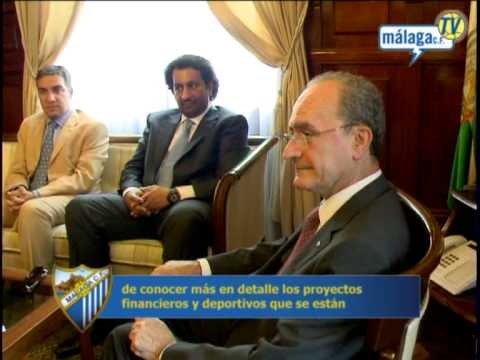 Miércoles 14/07/2010. Recepción del Alcalde de Málaga a Sheikh Abdallah.