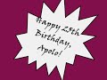 Apolo Anton Ohno - Happy 25th Birthday!