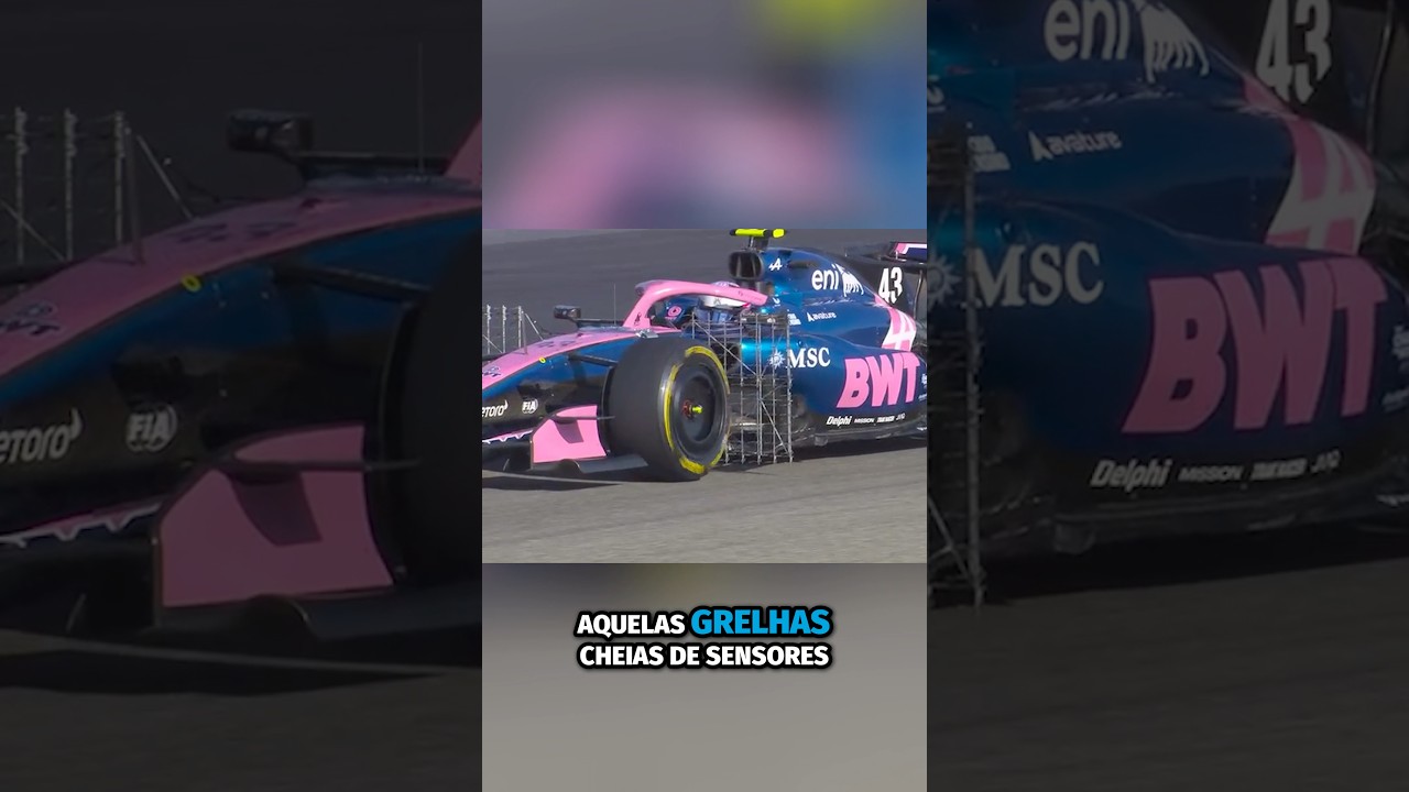 Carro de F1 com churrasqueira? Pra que servem essas grades? #f1 #formula1 #shorts