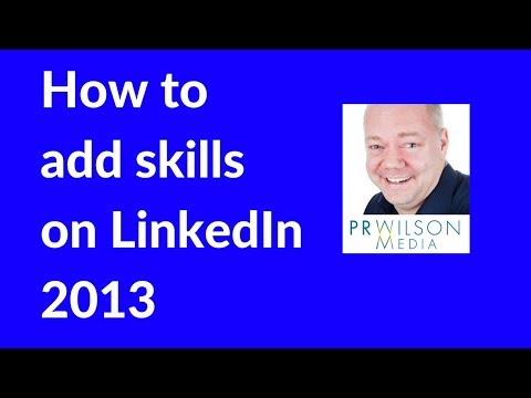how to add skills on linkedin