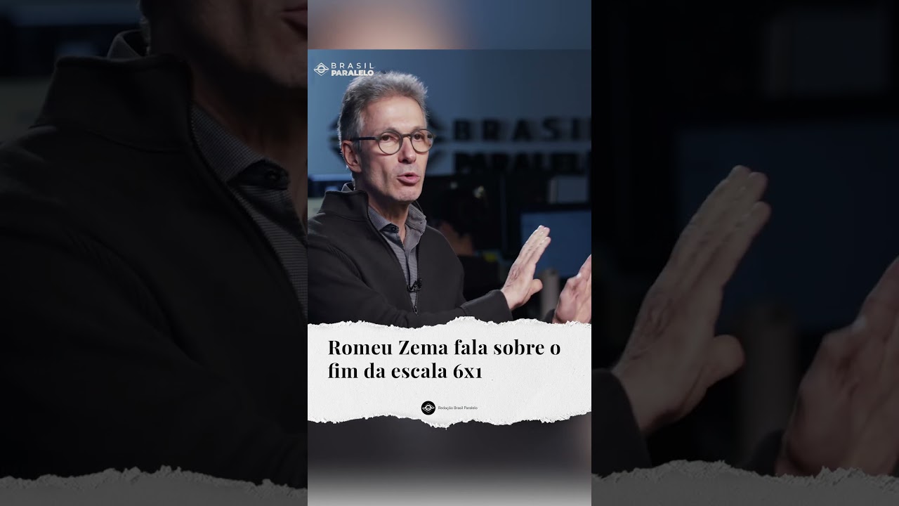 Romeu Zema fala sobre o fim da escala 6x1