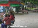 Man and Woman enjoy relaxing in Beautiful Park. Cali Colombia