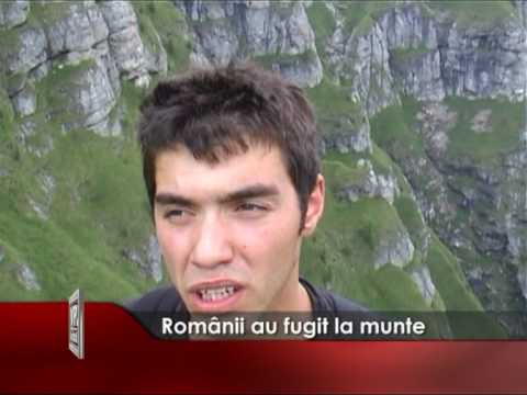 Românii au fugit la munte