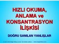 FOTOGRAFIK HIZLI OKUMA - Anlayarak Hizli Okuma - MEGA HAFIZA