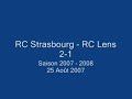 rc strasbourg   rc lens 2 1