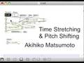 Time Stretching & Pitch Shifting by Max/MSP