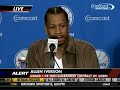 Allen Iverson Press Conference Philadelphia 76ers AI gets emotional