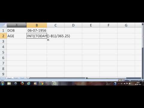 how to calculate age