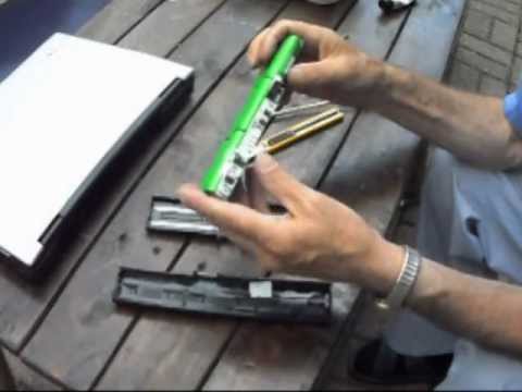 how to rebuild notebook battery
