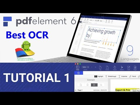 PDFelement 6 pro OCR tutorial || A Simple Way to Extract Text From Images |