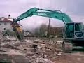 Démolition avec pince à béton Démolition avec pince à béton