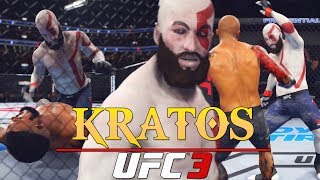 EA UFC 3: Kratos The God Of War Is Ruthless In The UFC! EA Sports UFC 3 Gameplay