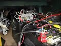 solar panel running a 12volt fluorescent  light