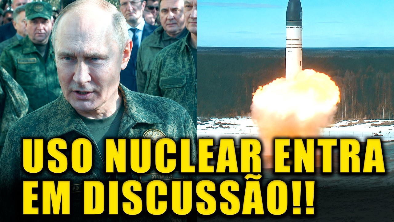 Rússia COMETE CRIME de guerra e Putin se diz pressionado a usar ARMAS NUCLEARES