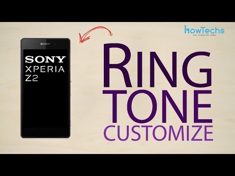 how to set ringtone on xperia v