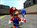  mario attempts suicide version two sonic dynamite peach luigi mog skarloey123