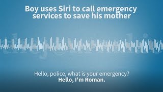 В Англии четырехлетний мальчик спас маму с помощью Siri. Видео