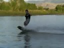 Wakeboard grab timed with music