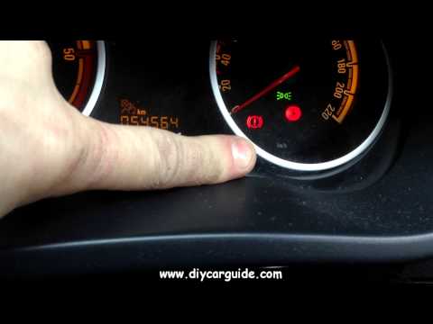 how to reset corsa d'fuel gauge
