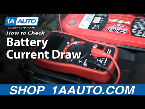 how to draw test a battery