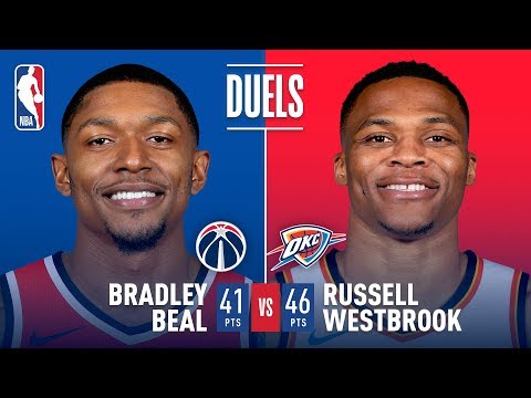 Video: Bradley Beal and Russell Westbrook Duel in OKC | January 25, 2018