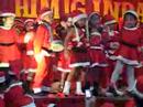 Danie Trillana dancing with her classmates at St. Paul College Makati during Christmas Concert.