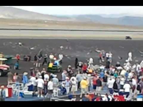 Original footage of Reno air race crash sept 2011