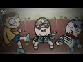 La cara yonki de Doramon y Nobito