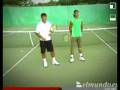 Rafa et Tonis à l'entraînement. A vous d'avoir l'oeil maintenant et de bien regarder...