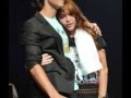 Miley hugging Joe.  Joe Hugging Miley. Miley Cyrus Joe Jonas
