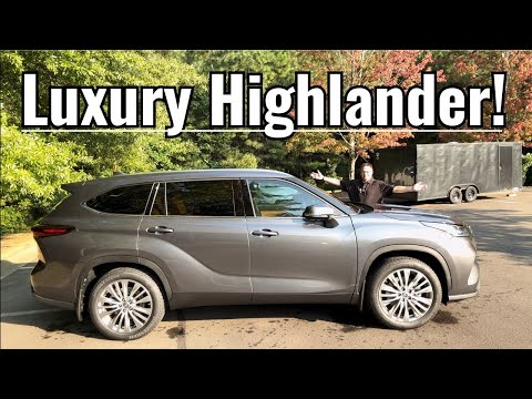 why buy 2024 toyota highlander platinum key features inside out