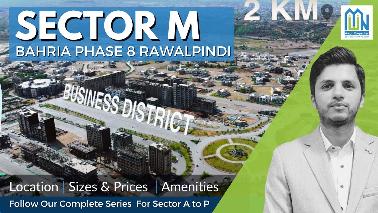 Sector M, Bahria Phase 8, Bahria Town Rawalpindi | Complete Overview