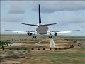 fs2004 boeing 737 200 approach   landing same mendoza