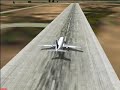 fs2004 boeing 737 200 approach   landing same mendoza