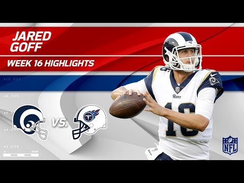 Video: Jared Goff Highlights | Rams vs. Titans | Wk 16 Player Highlights