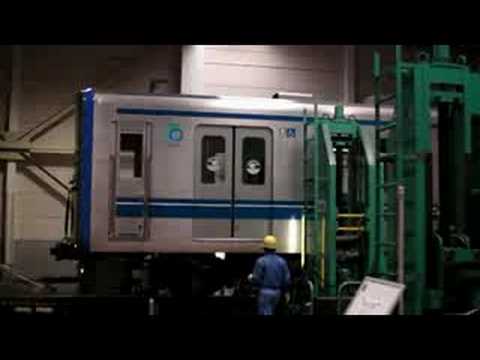 西武20000系台車入れ作業実演（その1）