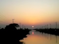 2009.11.07茨城県河内町浄玄橋からの夕陽