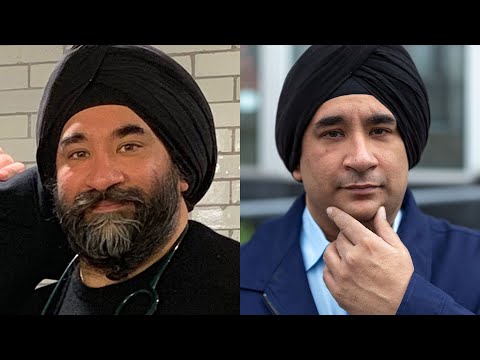 DR. SANJEET SINGH SALUJA  shaves beard to help in COVID-19 fight