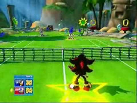 how to unlock shadow on sega superstars tennis