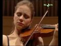 the very young german violinist julia fischer plays mozart's violin concerto in d major kv 218. conductor jeffrey tate, orchestra sinfonica nazionale della rai, turin, second movement