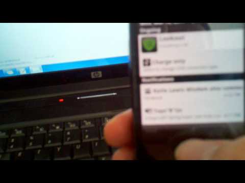 how to download pictures from droid x to laptop