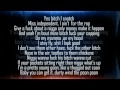Shyzte Um Snatchin Female Version (Lyrics)