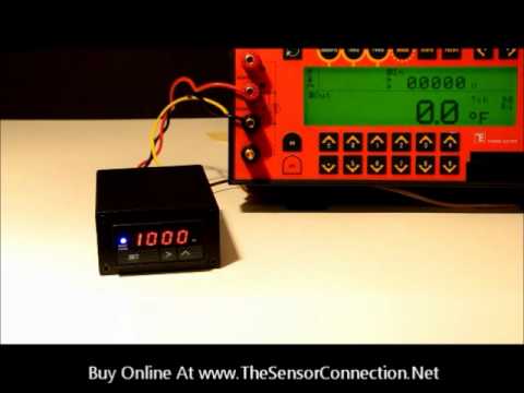 How to Set the Peak Hold and Change the Display Brightness on the PMD Series Digital Pyrometer
