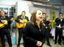 at a family party singing si nos dejan!