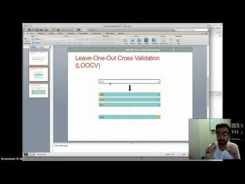 how to perform k-fold cross validation