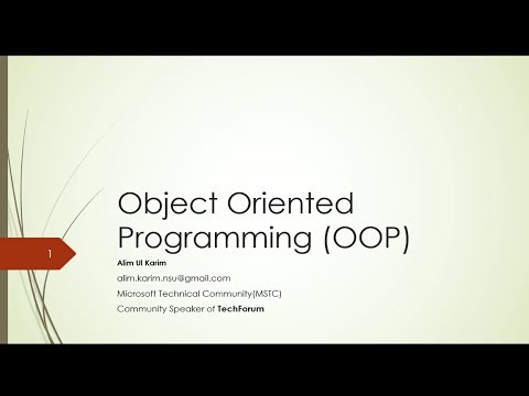 how to learn object oriented programming